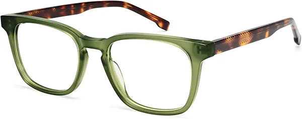 Dollger Blue Light Blocking Glasses For Woman Men Square Rectangle Computer BlueLight Glasses Non-Prescription Glasses