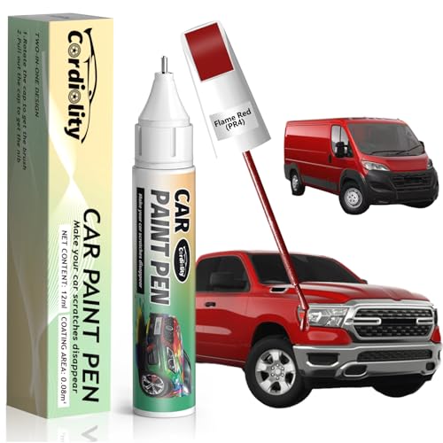 Image of Flame Red(PR4) Touch Up Paint Pen for Ram,Car Paint Scratch Repair Pen Quick and Easy Fix Auto Paint Scratch
