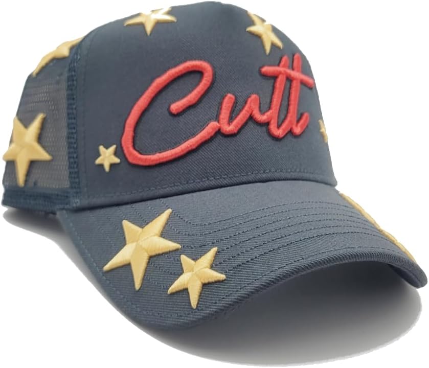 Cult of Individuality New Cherubs Stars Trucker Steel Gray Era Snapback Hat - Image 4
