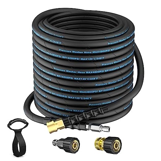 50 Ft High Pressure Washer Hose