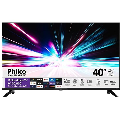 TV LED 40" HD Philco PTV40G7ER2CPBLF - Wifi, USB, HDMI