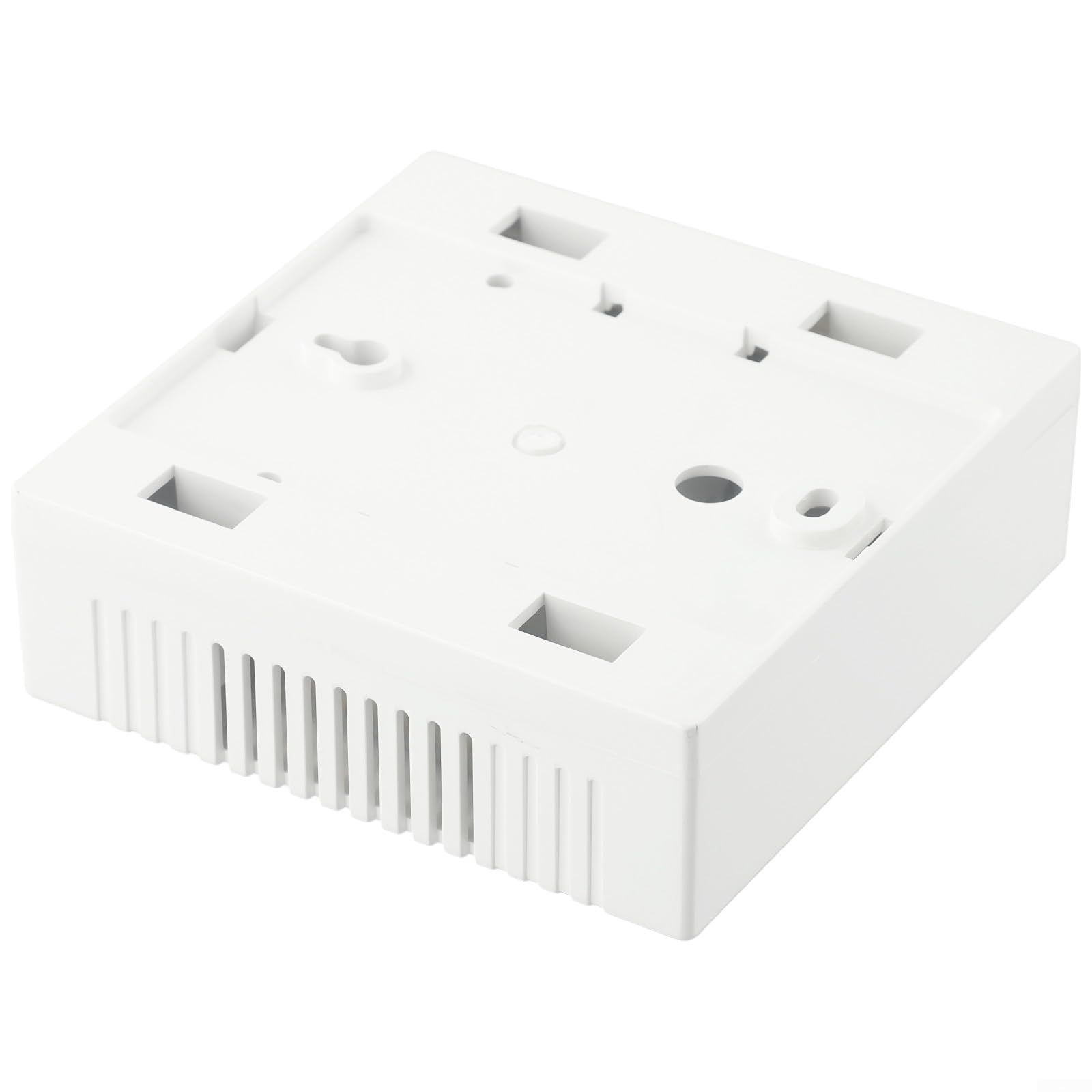 Yhenlovtt Don - Timbre para puerta con cable, panel de instalación, con sonido de hotel DIN, 108 x 108 x 36 mm, material ABS blanco para casa, oficina, hotel, 220 V
