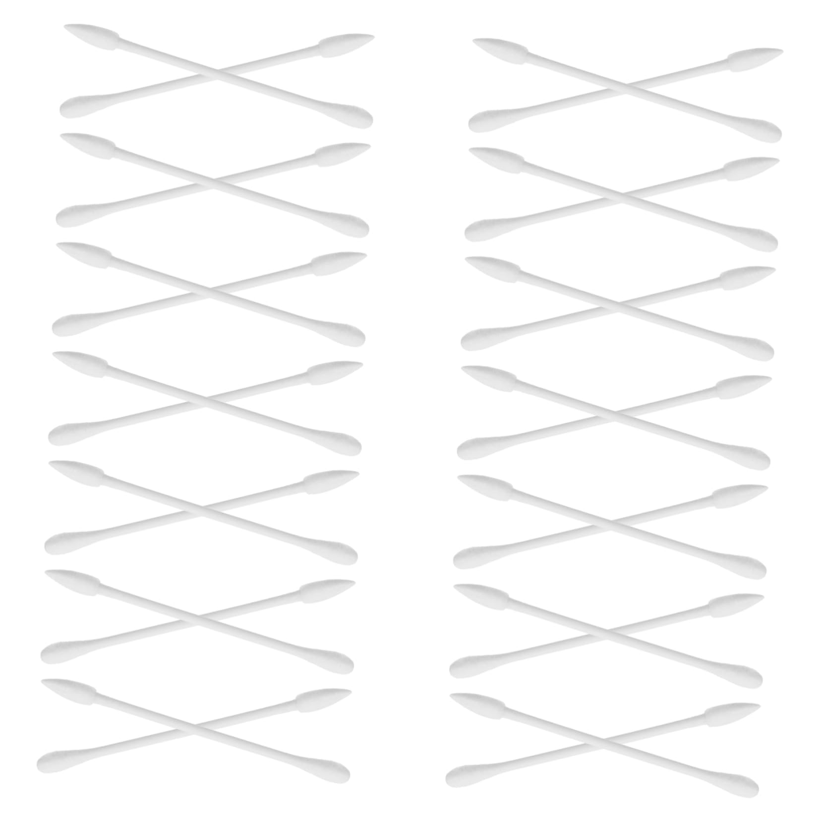 NULYLU 30pcs Double-ended Cotton Swabs Individually Packaged Gentle for Ear Cleaning Makeup and Beauty Routine