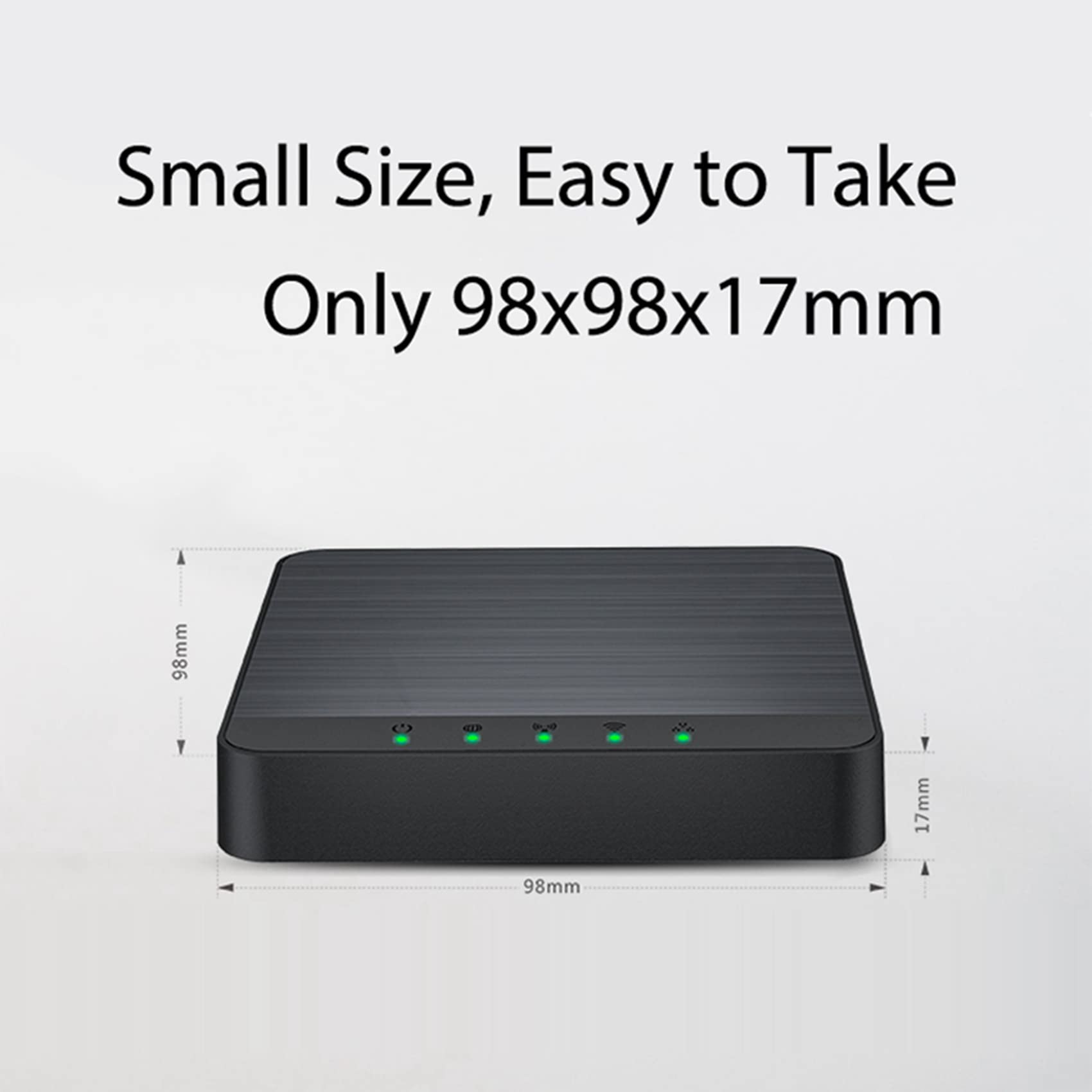 2 x router internetowy 4G-LTE z gniazdem na kartę SIM, odblokowany, mobilny modem hotspot, port WiFi TyppeC, 300 Mbit/S Wireless LAN