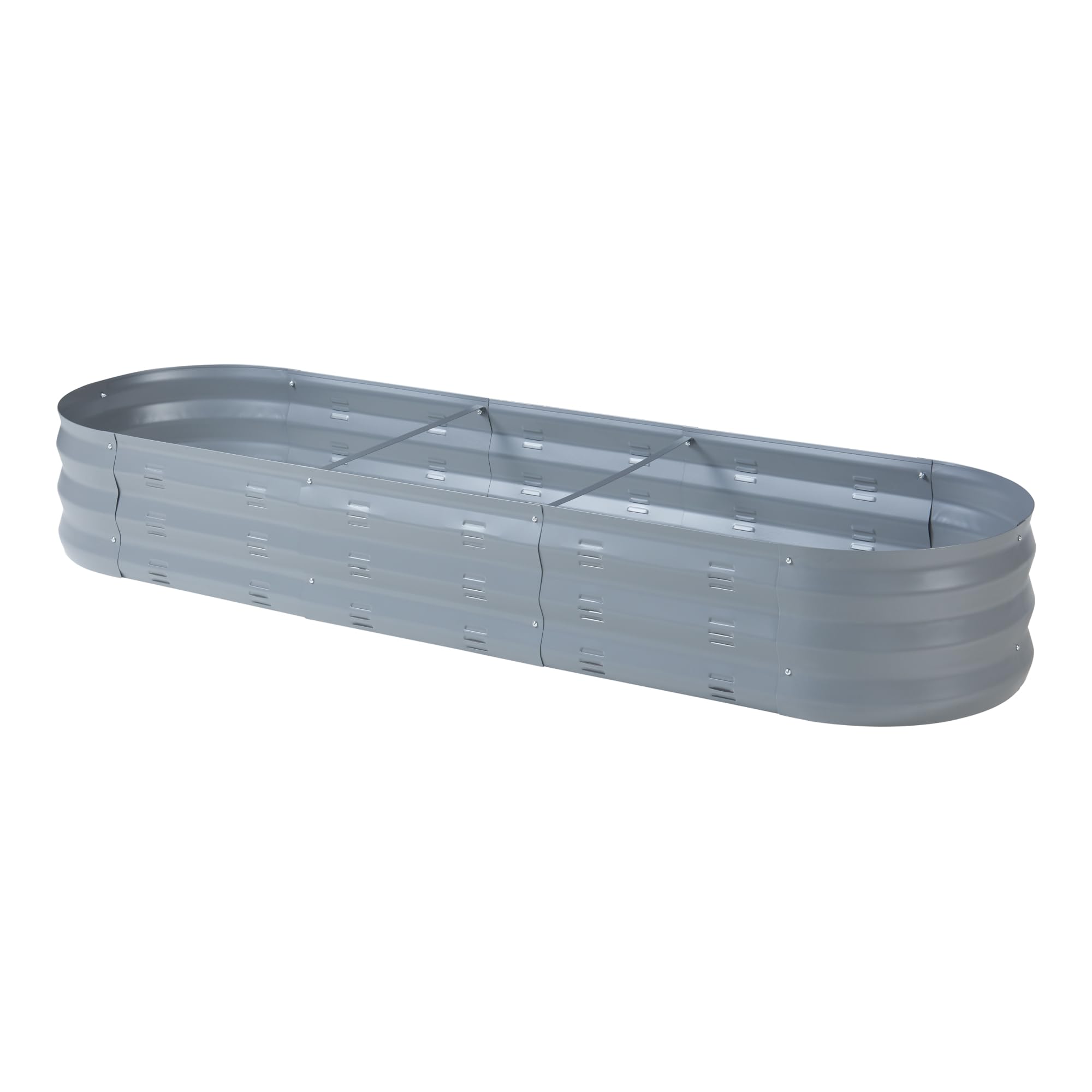 casa.pro Jardinière Surélevée Grande Taille Lit Surélevé Bac à Fleurs Carré Potager Haute Parterre de Jardin Bac de Plantation Extérieur Terrasse Balcon Acier Galvanisé 171 x 50 x 25 cm Anthracite