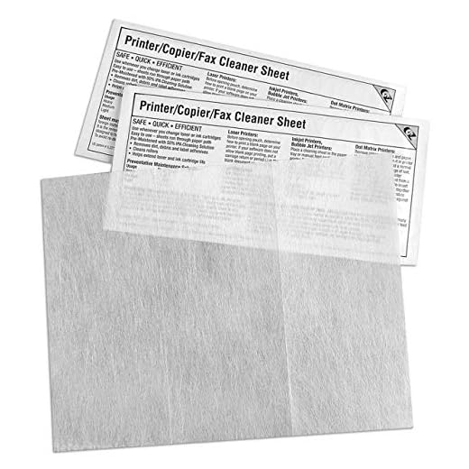 KICTeam K2-PCFF5 EZ Printer/Copier/Fax Cleaner Sheet (30 Sheets)