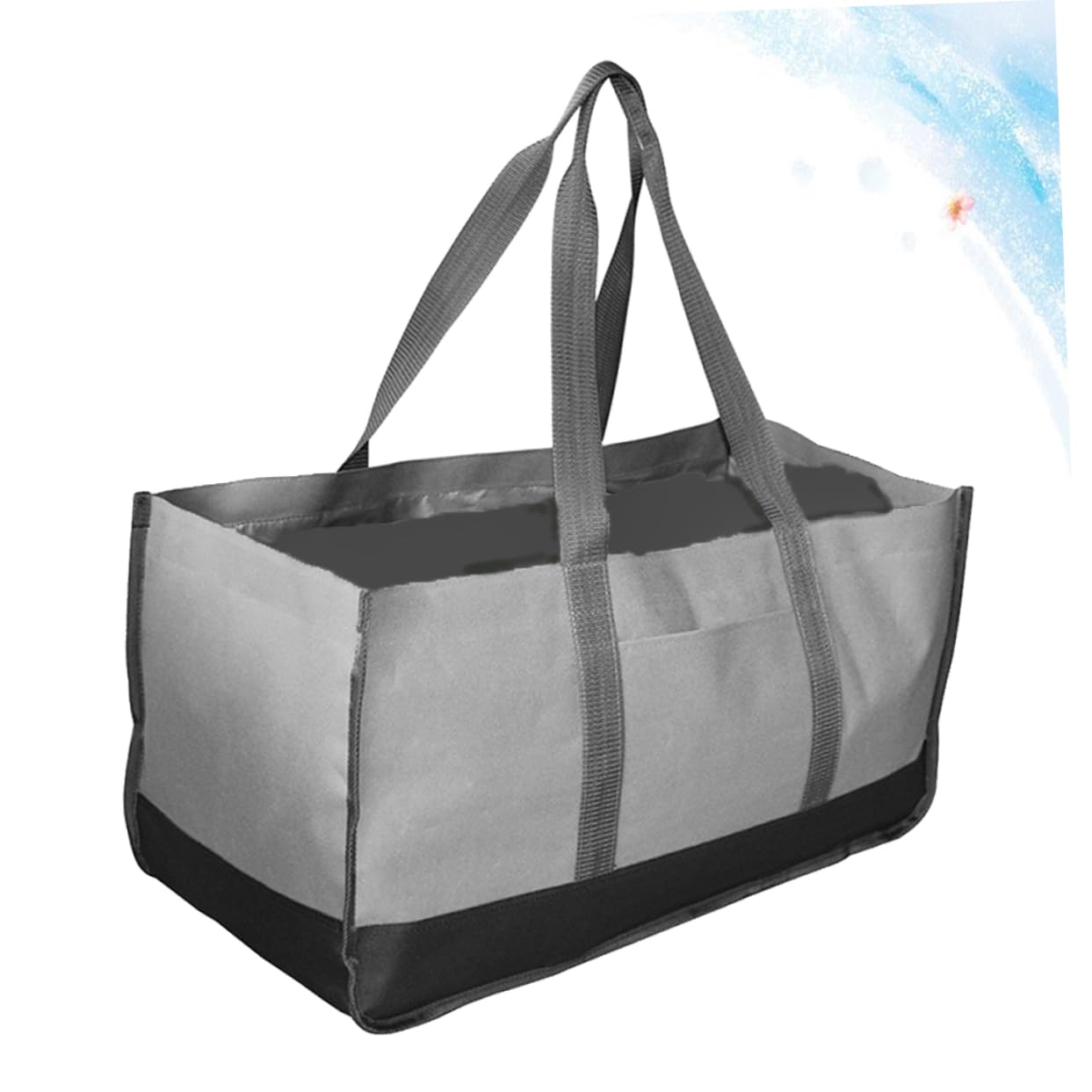 VICASKY 1pezzi Borsa per Legna da Ardere Portatile Borsa per Tronchi di Grande Capacità Cesto per Legna da Ardere Resistente e Multifunzionale per Conservazione e Trasporto