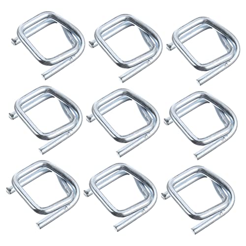 Pinces de cerclage Healeved boucle de fil auto-bloquante sangle métal galvanisé x100
