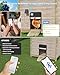 Automatic Chicken Coop Door Solar Powered, WiFi Automatic Chicken Door APP Control, Solar Chicken Coop Door Timer & Light Sensor, Auto Chicken Coop Door Opener LCD Display Aluminum Anti-Pinch Design