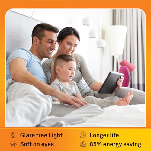 Image of wipro Garnet 14W LED Bulb for Home & Office |Warm White (2700K) | E27 Base|220 degree Light coverage |4Kv Surge Protection |400V High Voltage Protection |Energy Efficient | Pack of 10