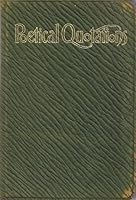 A Dictionary of Poetical Quotations B000USSHY8 Book Cover