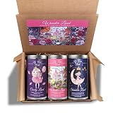 Little Princesses Kids Tea Set by La Tea Dah | Decaf Tea Sampler for Children | Gourmet Tea Gift Set