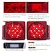 MAXXHAUL 70205 Trailer Light Kit - 12V All LED, Left and Right Waterproof Submersible for Trailers, Boat Trailer Truck Marine Camper RV Snowmobile, Red