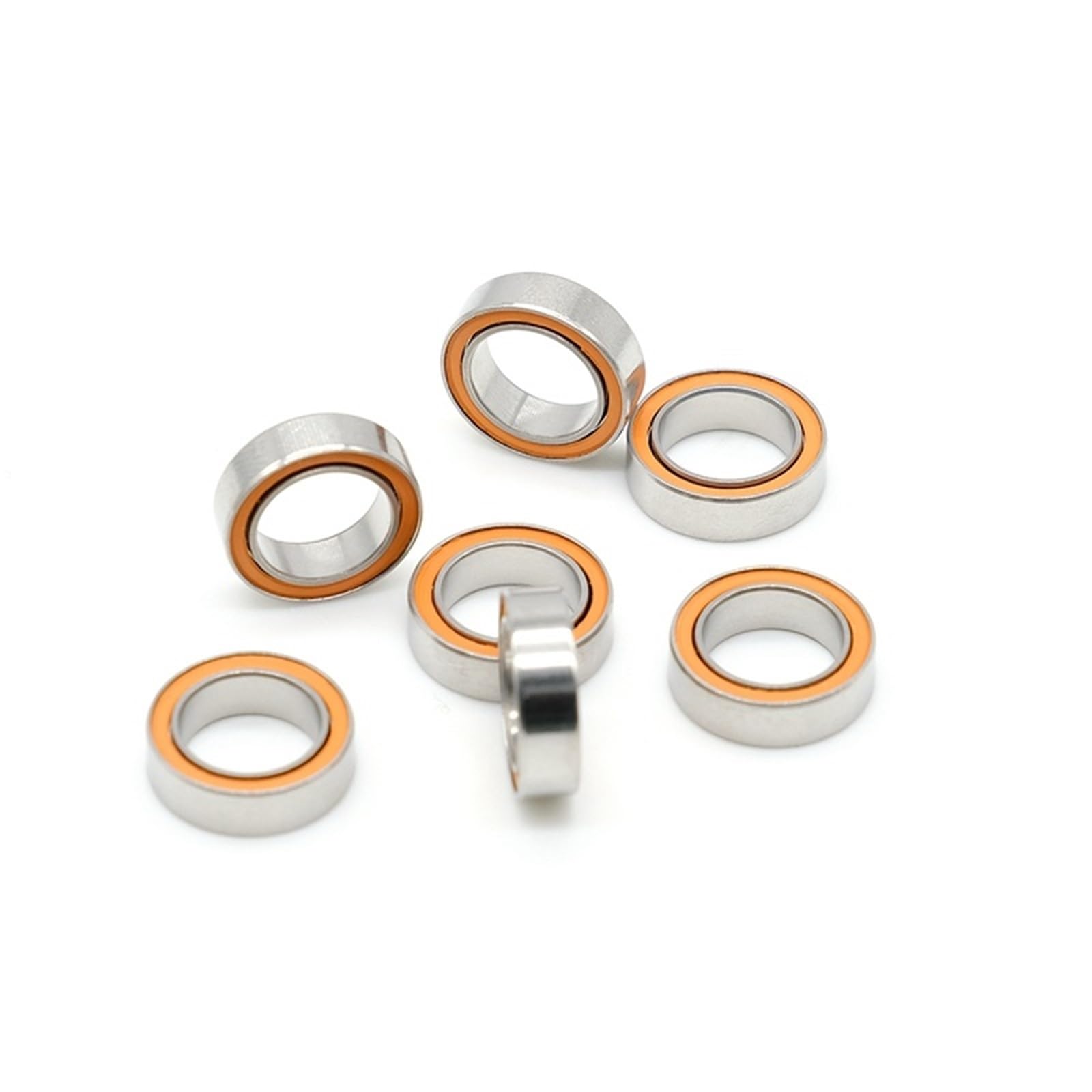 Cojinete de aire cerámico híbrido de acero inoxidable SMR128 2RS (8 x 12 x 3,5 mm, 2 unidades)