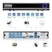 ISEEUSEE 8 Channel 960H DVR Home Video Surveillance System with HDMI Ouput 6pcs 720P Weatherproof Night Vision Outdoor Security Cameras with No HDD