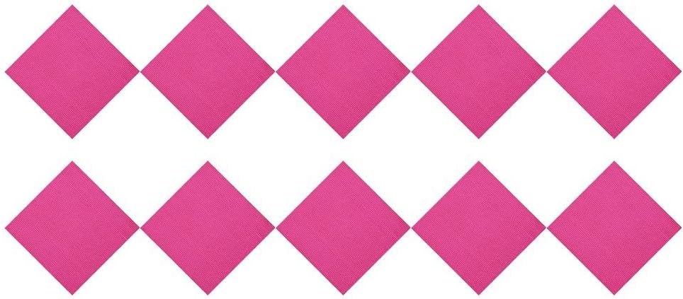 Patchwork Carpet, 10 pcs 30x30 cm Removable Floor Tile Stickers Non-Slip Polyester Area Rug for Living Room Kitchen(red)