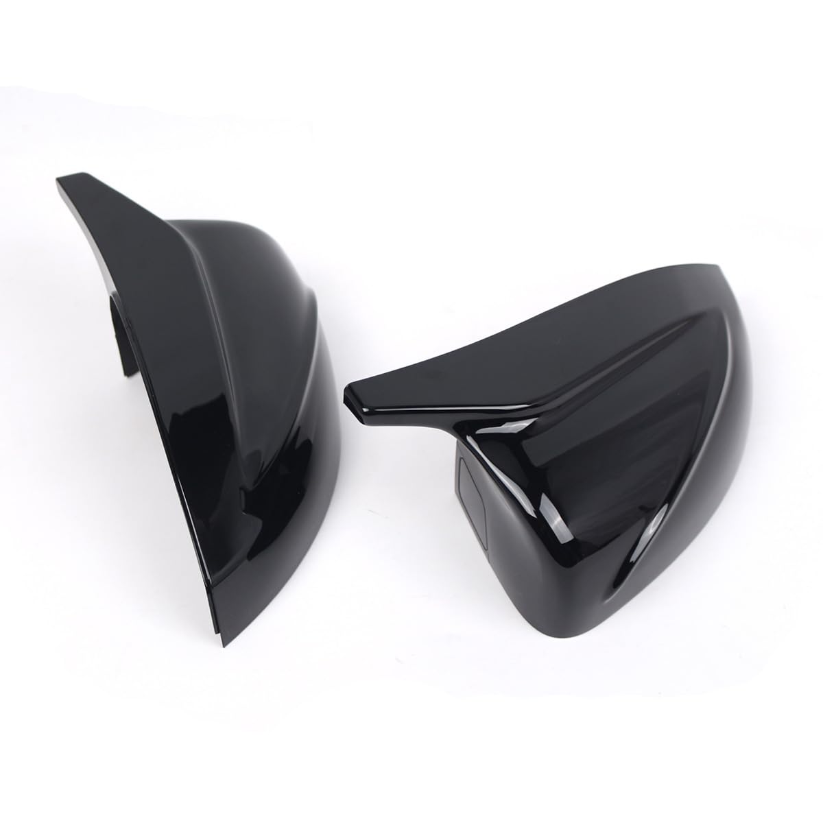 Carcasa Espejo Retrovisor para Audi A3 S3 RS3 Models 2014-2020, Cubierta Espejo Lateral Cubiertas Espejo Retrovisor Tapa ala Pegatina Cubierta,A Black