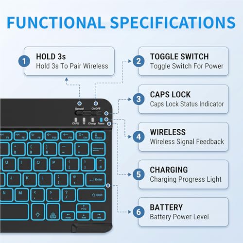 Teclado y mouse inalámbrico silencioso para trabajar sin ruidos 3