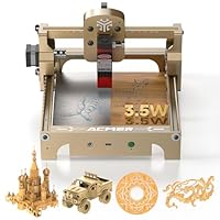 Amazon | ACMER S1 2500mWレーザー彫刻機：0.01mmの精度と130×130mmの
