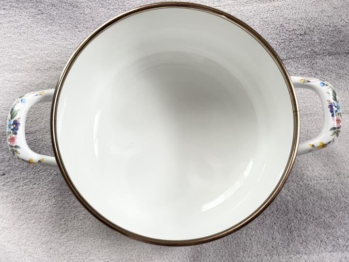 YAMAHIRO - 【未使用品】 Daiana ダイアナ ホーロー ヤマヒロ yamahiro 浅型 Amazon.co.jp: Yamahiro Diana Enameled Shallow Double Handed