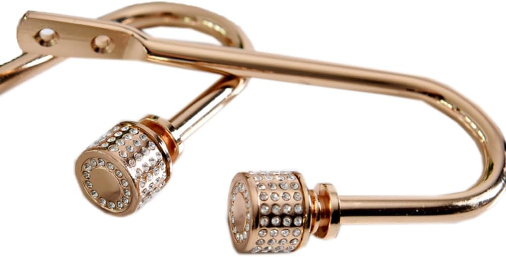 2 Pack Curtain Holdbacks Wall Mounted Curtain Hooks Holders Alloy Metal Curtain Side Holders Simple Drapery Tiebacks (Bronze Color)