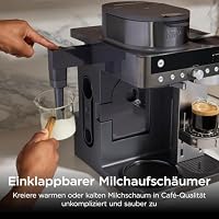 Ninja Prestige 2-in-1 Filterkaffee- und Kapselmaschine mit integriertem Milchaufschäumer, für Latte, Eiskaffee und Flat White, Grau-Metall CFN802EUGM – Ansicht 4