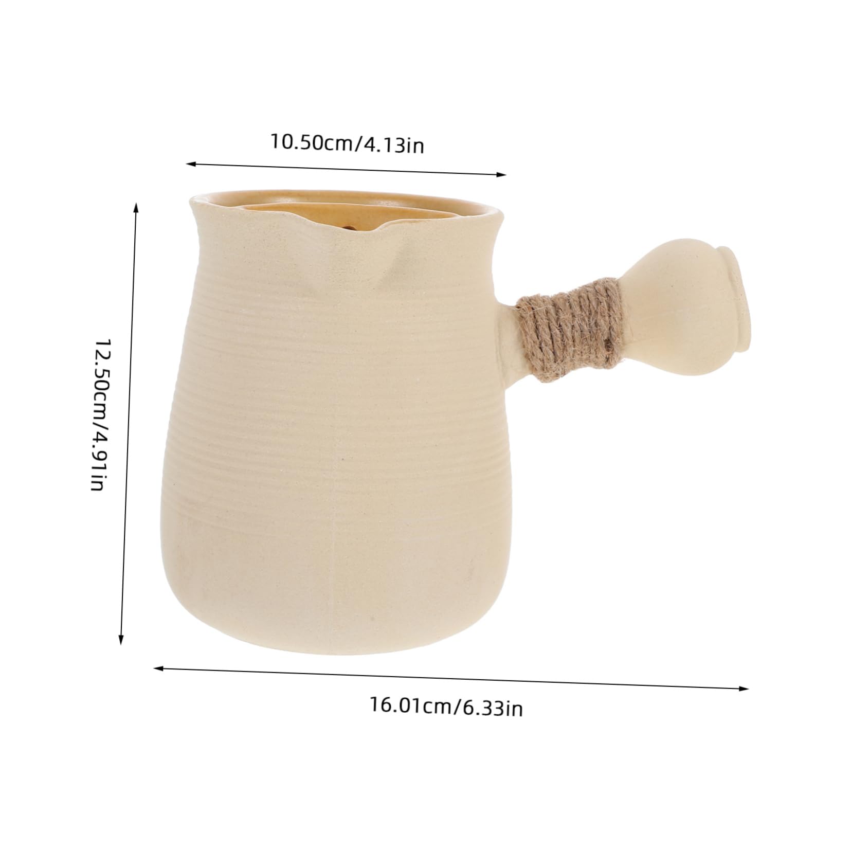 OKUMEYR Boiling Teapot for Outdoor Camping Stovetop Kettle Ceramic Pot Large Capacity Heat Resistant Versatile