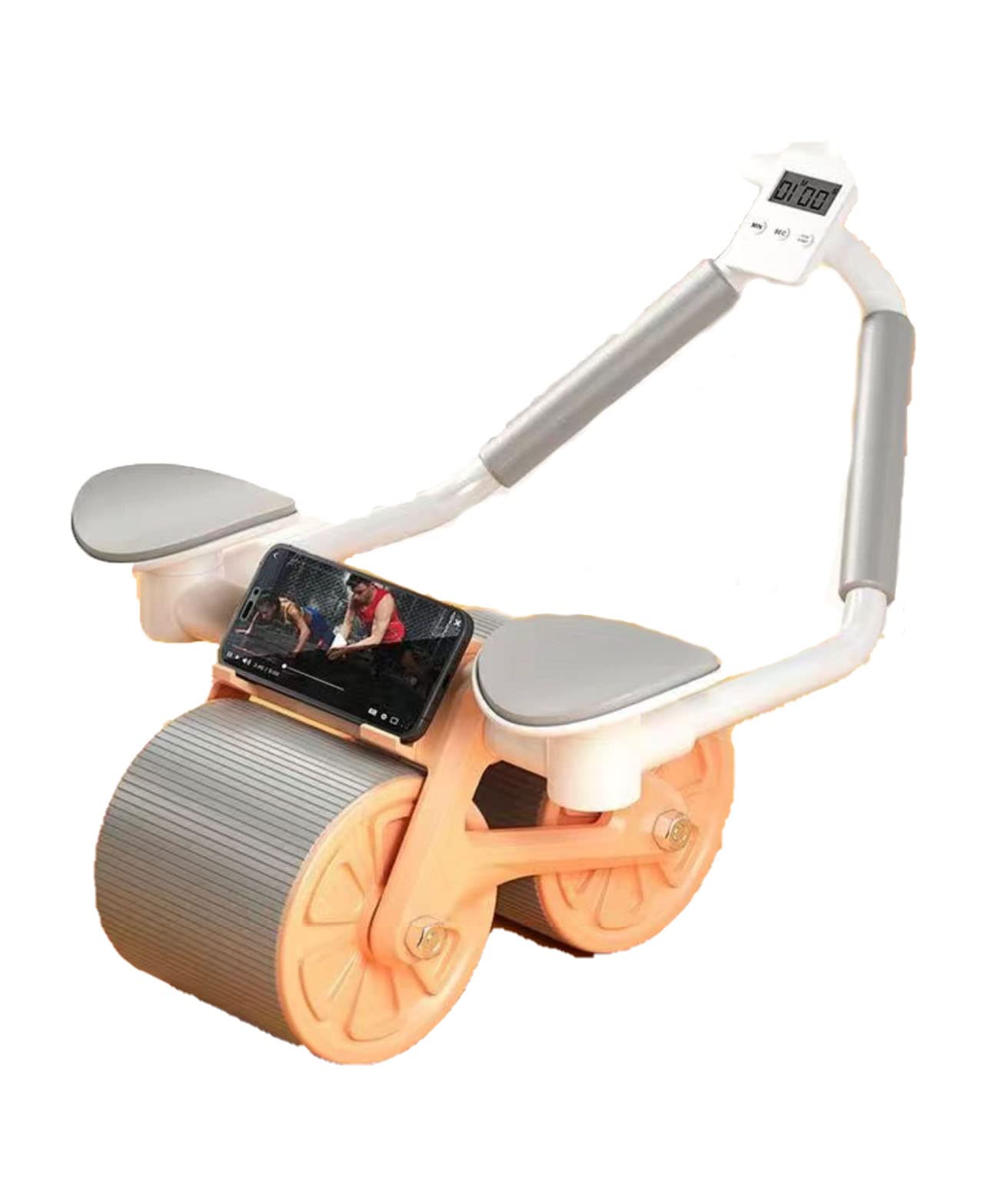 Plank Abdominal Wheel, Ab Roller Wheel With Elbow Support and Kneeling Pad, Dynamic Core Trainer With No-slip Handle, Equipment For Abdominal & Core Strength, Ab Workout.