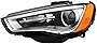 Gold Shrine For Audi A3 / S3 Headlight 2015 2016 Driver Left Side Headlamp Replacement (AU2502191)