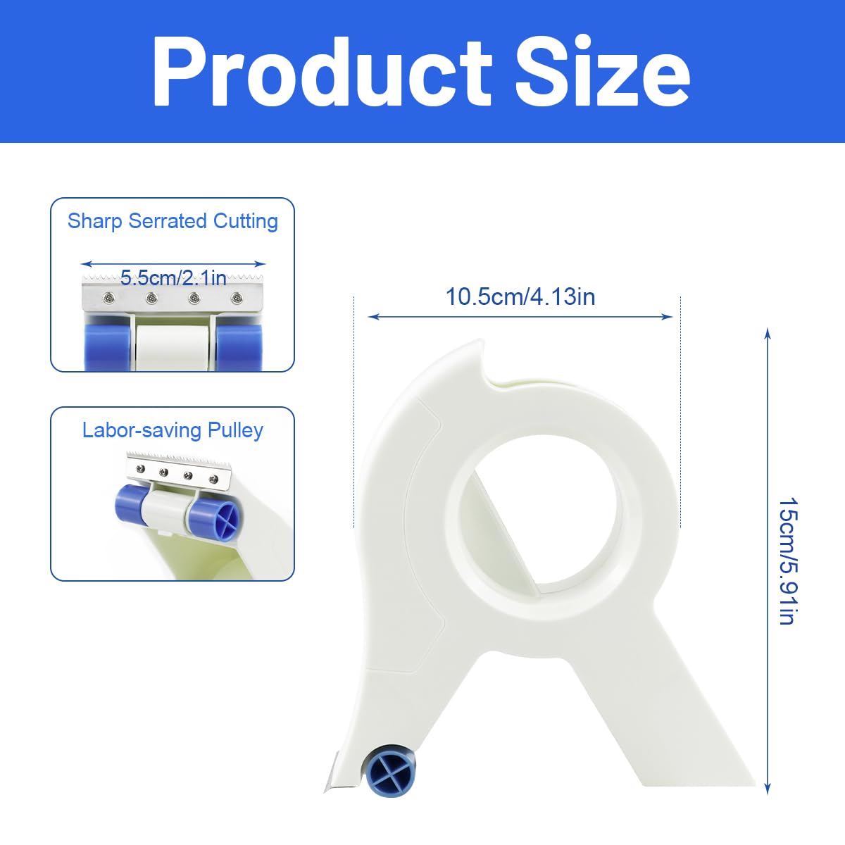Masking Master, Distributore di Nastro per Pittori, Masking Master Applicatore Nastro, per Pavimenti, Finestre e Telai di Porte, ABS