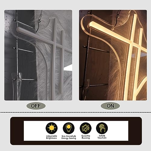 Image of Sunchayi This Must Be The Place Neon Sign 80.5 inch x 14.3 inch Light for Home Bedroom Cafe Bar Hanging Wall Decor Sign Anniversaries Wedding Birthday Backdrop （Super Large Style）