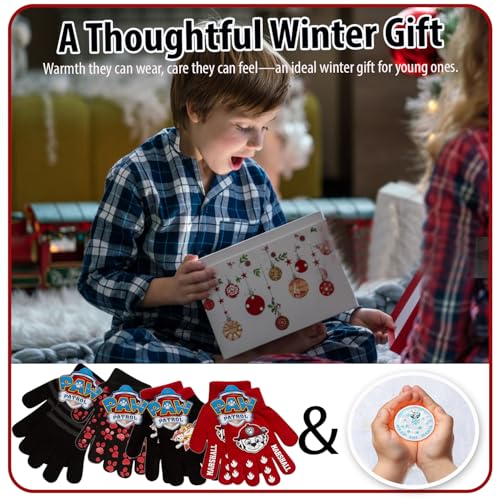 Image of Nickelodeon Boys 4 Pack Mitten or Glove Set: Paw Patrol and Blaze (Toddler /Little Boys)