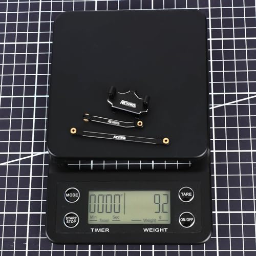 Image of RCAWD Optional Aluminum SOA Conversion Set for CR18P Rock Van CR18P Trail Hunter CR18P Rock Van EVO CR18P EVO Harvest CR18P EVO Trail Hunter Parts Black