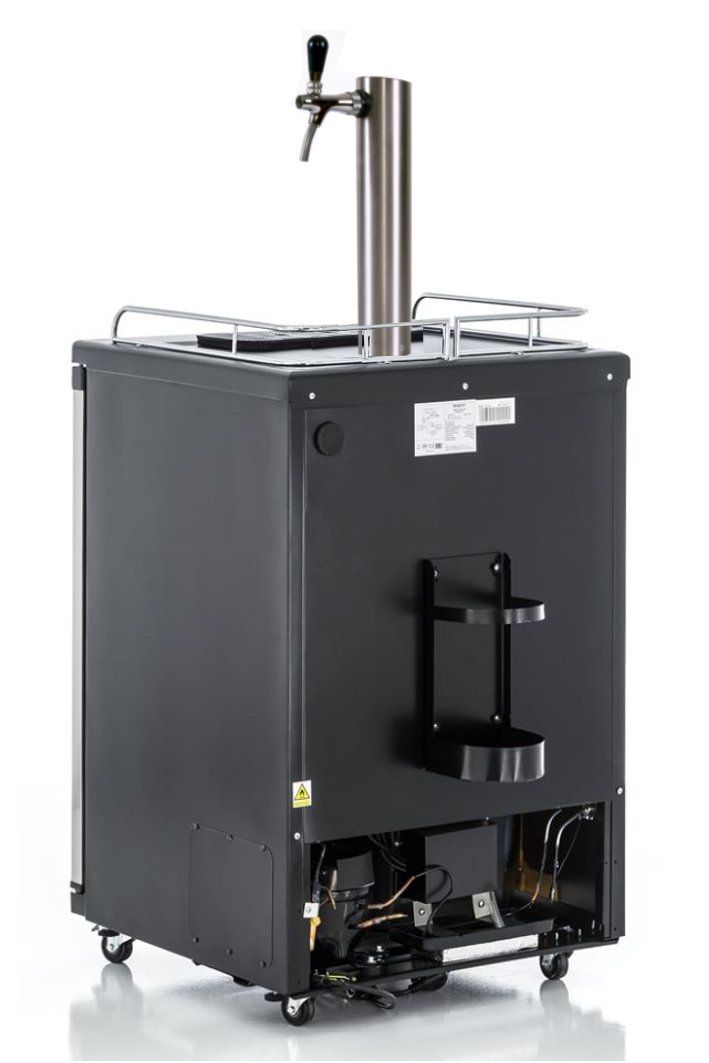 Fassbierkühlschrank 50l Fässer mit Schanksäule, Keg, Uhr, Schläuche & Co²