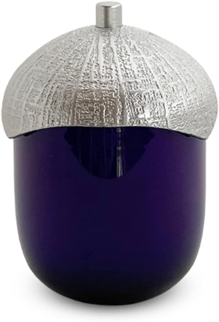 J-kitchens Miso Soup Bowl, 6.3 fl oz (160 cc), φ2.9 x H3.9 inches (7.3 x 10 cm), Eggplant Small Bowl Lid, Silver Eggplant, Navy Blue Bokeer, Made in Japan