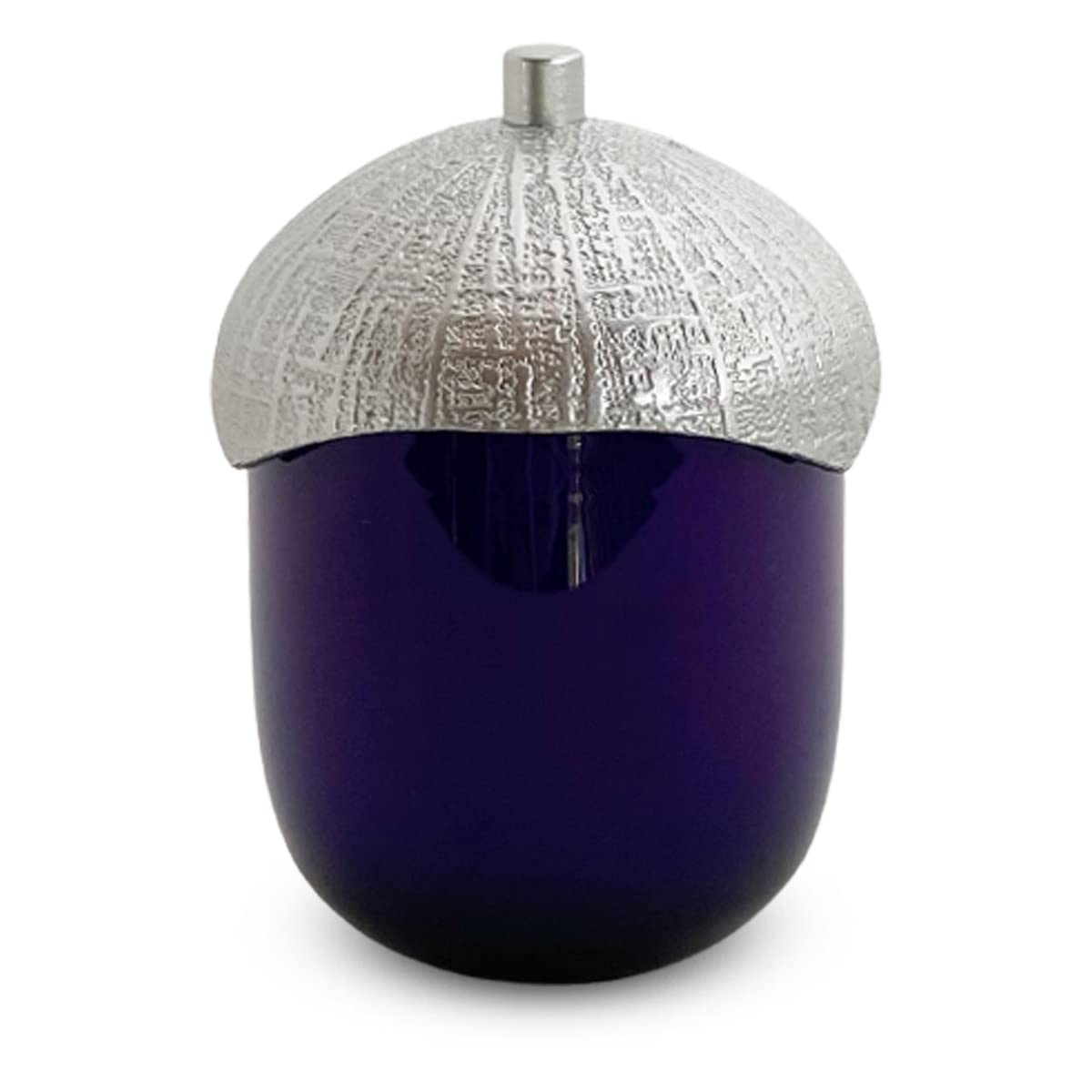 J-kitchens Miso Soup Rice Bowl, Soup Bowl, 6.3 fl oz (160 cc), 2.8 fl oz (7.3 cm), Eggplant Small Suction Bowl, Lid Silver Parent Eggplant Navy Blur Made in Japan