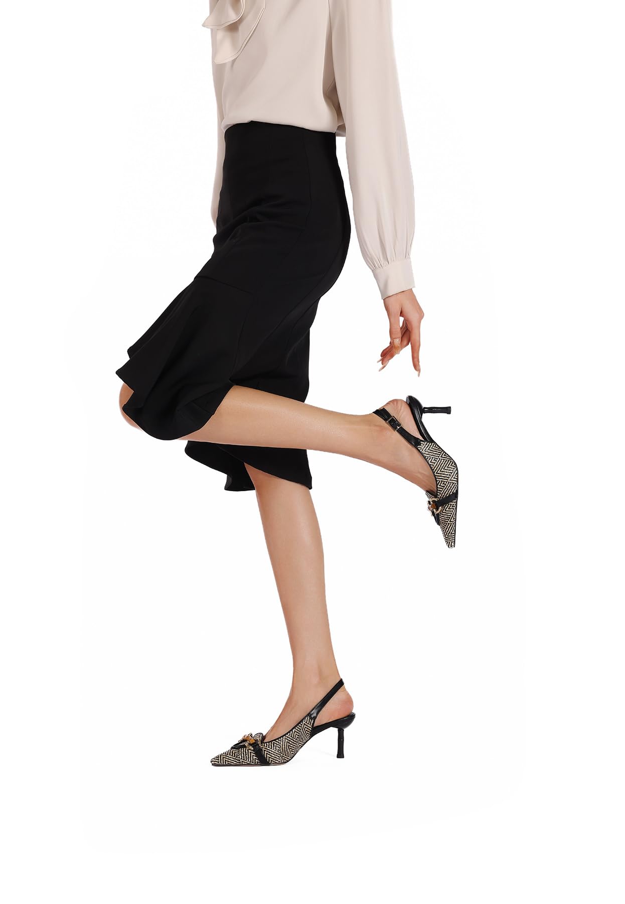 QUEEN HELENA Décolleté Eleganti Scarpe a Punta Chiusa Donna K3758