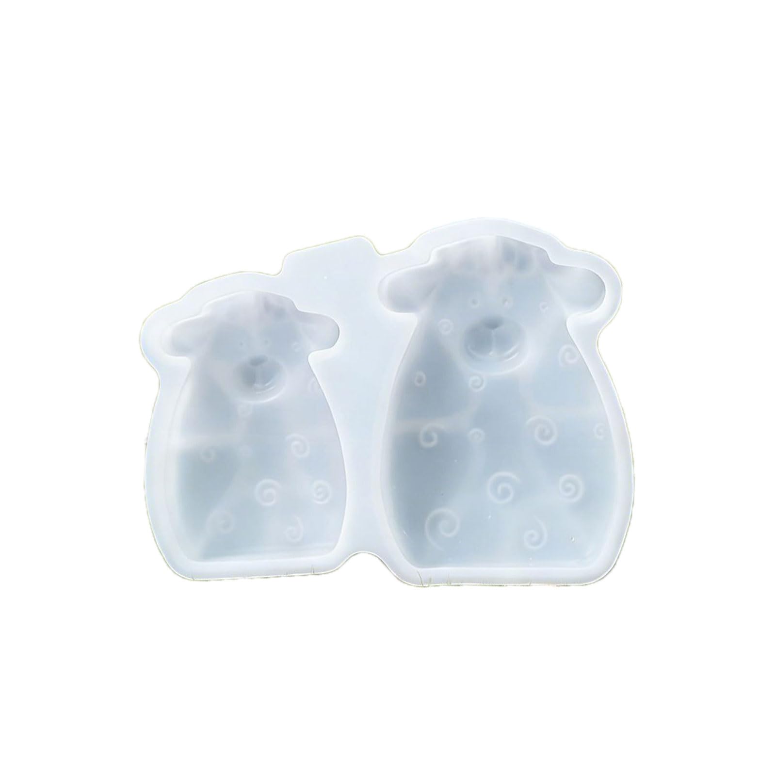 Bbajszx 3D Sheep Silicone Craft Suitable for Plasters and Soap Making Artistic Concrete