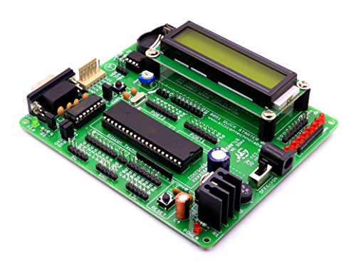 Image of ATMEL 8051 Quick Starter Development Board On-Board AT89S52,MAX232,16x2 LCD,DS1307 Support AT89SXX,P89V51RD2,SST89E516RD