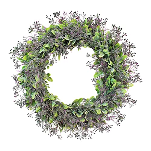 Couronne de lavande et feuilles vertes ornement de mariage de qualité