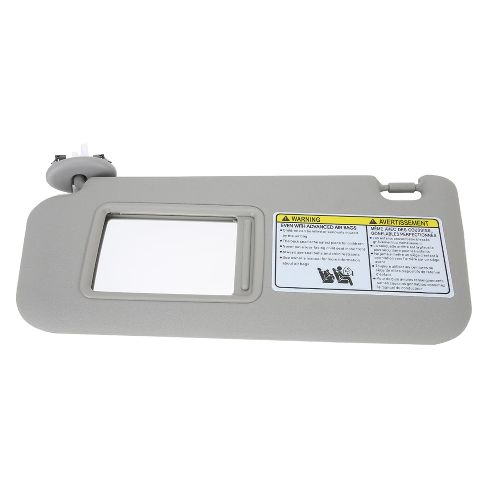 Dioche Pare-soleil gauche côté conducteur gris pour spécifications OE 2006 – 2009, test de matériaux, pièces de voiture et de camion