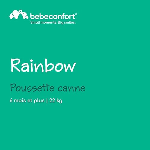 Bebeconfort Rainbow, Poussette Canne Multipositions, Poussette compacte et Légère, de 6 mois à 4 ans, jusqu'à 22 kg, Mineral Green - 2