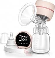 Bomba Tira Leite Elétrica 5 em 1 - Portátil Silenciosa com LED - 9 Níveis de Sucção, Extração Sem Dor, Anti Vazamento, Recarga USB – Amamentação Confortável e Discreta Premium