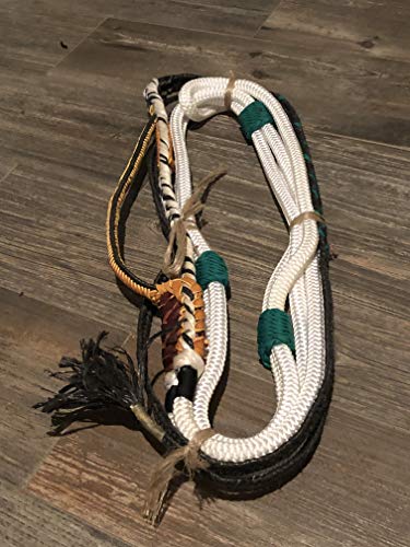 EPT Bull Ropes Bull Rope White Nylon & Black Poly Pro 9/7 Right Hand Soft 3/4 x 3/4 16'