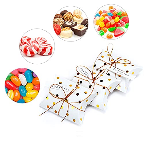 50 Pezzi Scatola Cuscino Bianchi di Carta, Scatola...