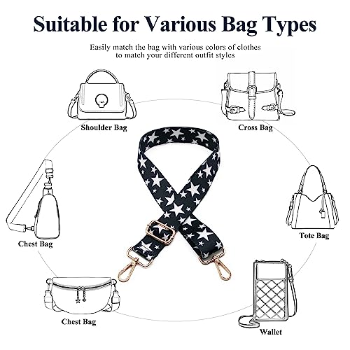 Image of Long Keeper Wide Purse Strap - Adjustable Shoulder Strap Crossbody Handbag Replacement Bag Strap Guitar Straps