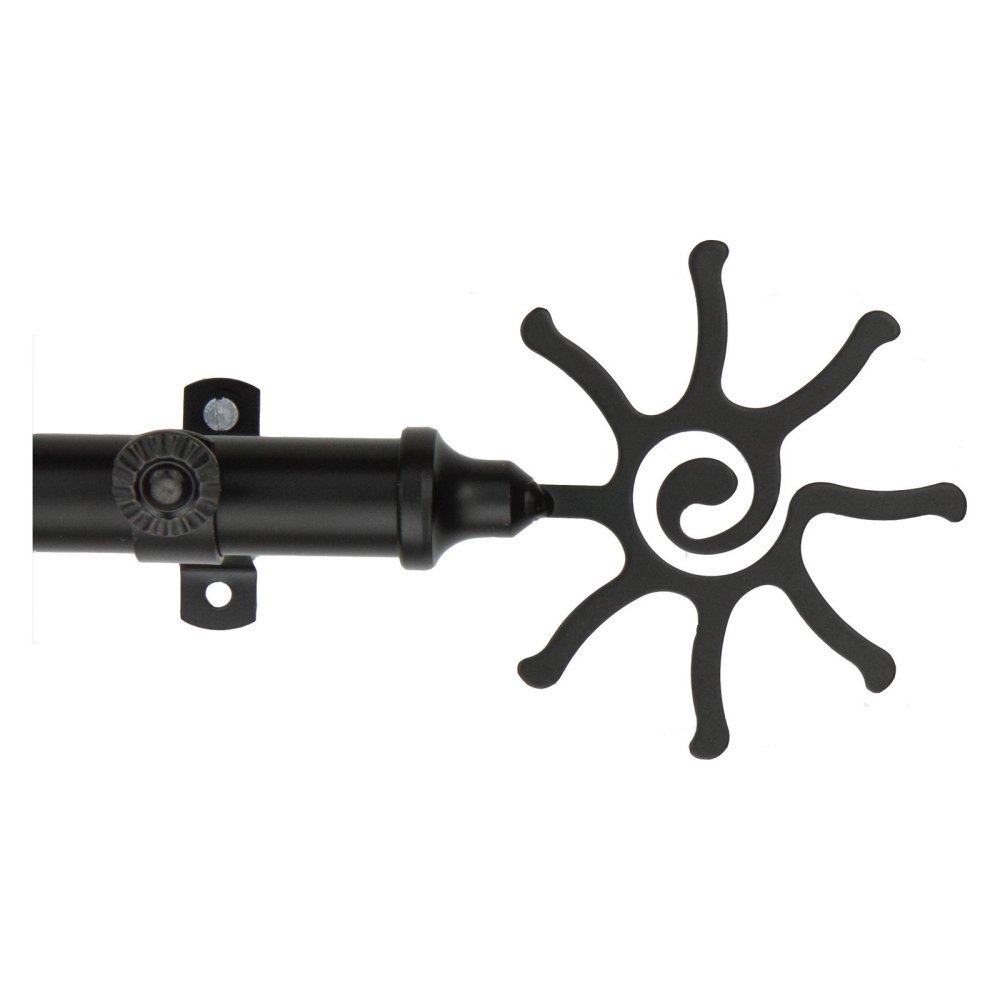 Modern Sun Curtain Rod Size: 66