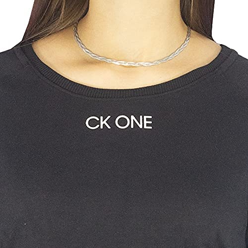 Moletom manga raglan, Calvin Klein, Feminino, Preto, P