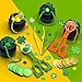 307 Pcs St. Patrick's Day Sensory Bin Filler Irish Shamrock Gold Coin Jar Counting Sorting Sensory Bin Items Fine Motor St. Patrick's Day Counts for Irish Counting Decor