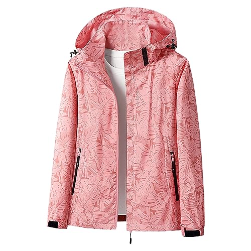 SYDUZAX Veste Softshell Femme Vestes Légère Imprimé Tendance Veste à